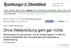 Januar 2014, Hamburger Abendblatt